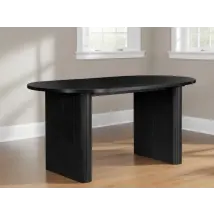 Birlea Axel 160cm Black Dining Table