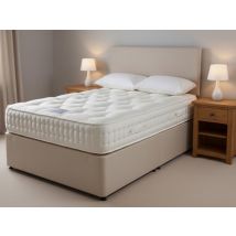 Deluxe Natural Touch Tufted Pocket 1000 Extra Long Divan Bed - Extra Long Double 4ft6 x 6ft6