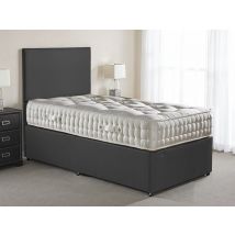 Deluxe Natural Touch Tufted Pocket 1500 Divan Bed - 3ft6 Large Single