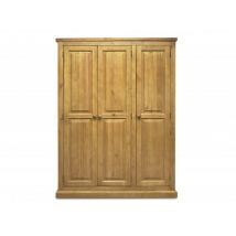 Archers Langdale 3 Door Pine Wooden Large Triple Wardrobe