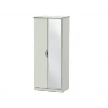 ASC Corsica 2 Door Mirrored Double Wardrobe Assembled