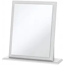 Welcome Balmoral White High Gloss Dressing Small Table Mirror