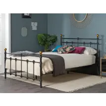Birlea Atlas 4ft6 Double Black Metal Bed Frame