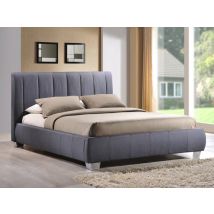 Time Living Braunston Grey Fabric Bed Frame - 5ft King Size