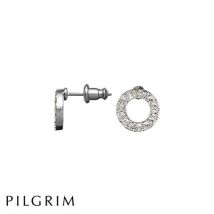 Pilgrim Classic Silver Hoop Earrings