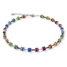 Coeur De Lion Geo Small Multicoloured Necklace - 15.5" (2" extension)