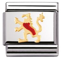 Nomination Scottish Lion Charm - Stainless Steel