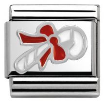 Nomination SilverShine Candy Cane Charm - Stainless Steel