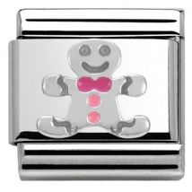 Nomination SilverShine Gingerbread Man Charm