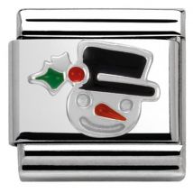 Nomination SilverShine Snowman Charm - Stainless Steel