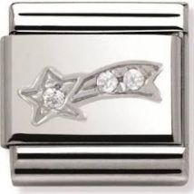 Nomination SilverShine Shooting Star Charm