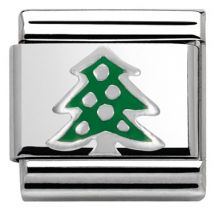 Nomination SilverShine Christmas Tree Charm - Stainless Steel