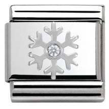 Nomination SilverShine Christmas Snowflake Charm