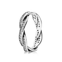 Pandora Pavé Twist of Fate Ring - 60