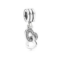 Pandora Interlocked Hearts Charm