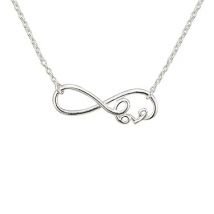 Argento Silver Infinity Love Necklace