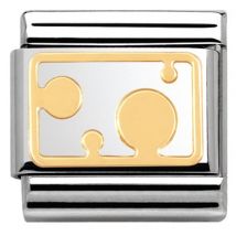 Nomination Gold Polkadot Charm