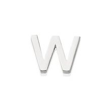Storie Silver Letter W Charm - 925 Silver