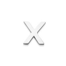 Storie Silver Letter X Charm - 925 Silver