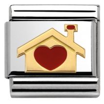 Nomination Home with Heart Charm