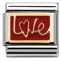 Nomination Love enscribed Charm