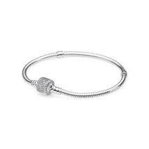 Pandora Moments Silver Signature Clasp Bracelet - 18cm