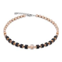 Coeur De Lion Rose Gold Cube Necklace - Rose Gold
