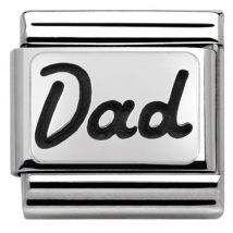 Nomination Silver Dad Charm