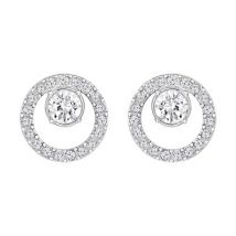 Swarovski Creativity Rhodium Earrings