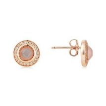 Argento Rose Gold Blush Pink Earrings - Rose Gold