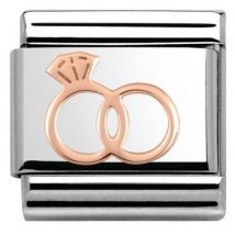 Nomination Rose Gold Wedding Rings Charm
