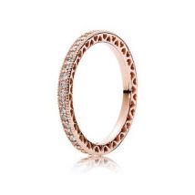 Pandora Rose Gold Hearts of Pandora Ring - 48