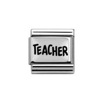 Nomination Silvershine Teacher Charm