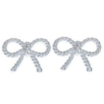 Olivia Burton Silver Bow Earrings - Silver