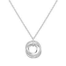 Argento Intertwined Circles Necklace - Adjustable