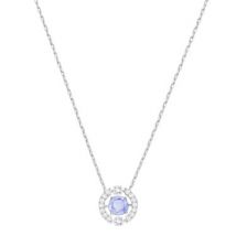Swarovski Dancing Crystal Blue Necklace - 38cm