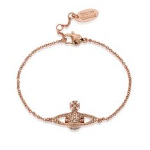 Vivienne Westwood Mini Bas Relief Rose Gold Bracelet - Rose Gold
