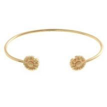 Olivia Burton Flower Show Daisy Open Ended Gold Bangle - Gold