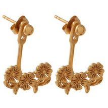 Olivia Burton Lace Detail Gold Jacket Earrings - Gold