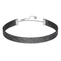 Swarovski Fit Ruthenium Choker Necklace