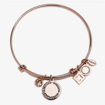 Karma November Birthstone Rose Gold Bangle