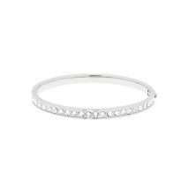 Ted Baker Clemara Hinge Crystal Silver Bangle