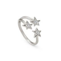 Nomination Stella Silver Triple Star Ring - 56
