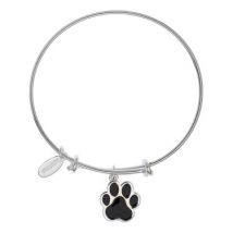 Karma Guide Dogs NI Paw Silver Bangle - Adjustable