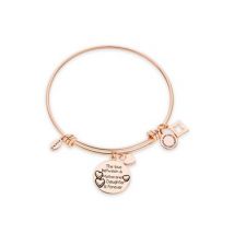 Karma Rose Gold Mother Daughter Bangle - Adjustable