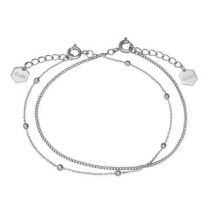 CLUSE Silver Set of Two Fine Bracelets