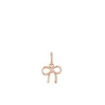 Argento Rose Gold Bow Pendant - Rose Gold