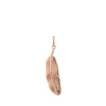 Argento Rose Gold Feather Pendant - Rose Gold