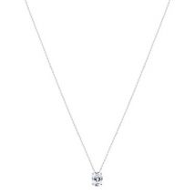 Argento Solitaire Square Necklace - 45cm