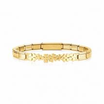 Nomination Gold Trendsetter Clover Bracelet - Gold